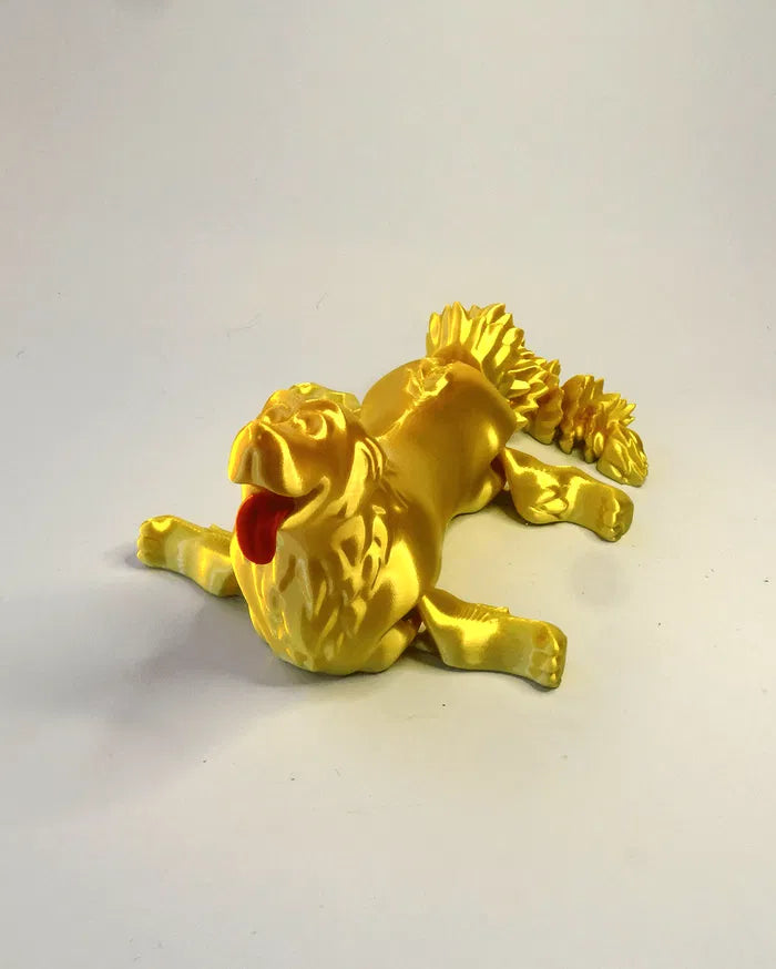 Articulated Golden Retriever – Poseable Collectible Dog Figurine (Small, Medium & Large)