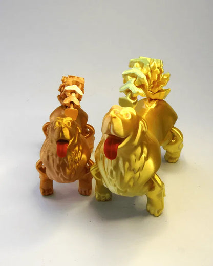 Articulated Golden Retriever – Poseable Collectible Dog Figurine (Small, Medium & Large)