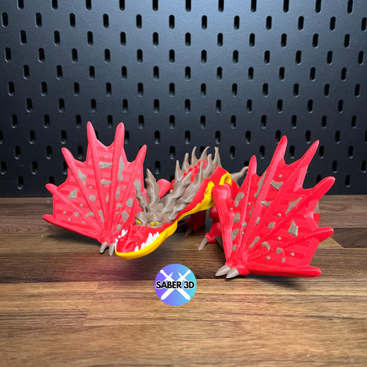 Hookfang – 3D Printed Dragon Figurine | PLA Fantasy Collectible Toy