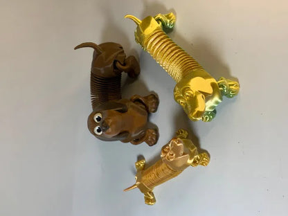 Articulated & Flexible Dachshund – Poseable Collectible Dog Figurine