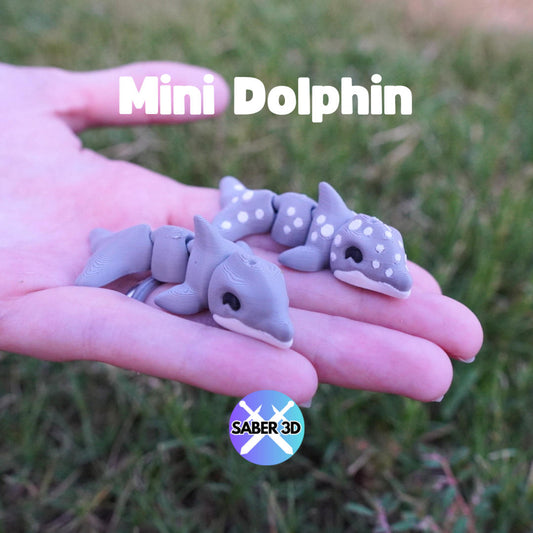 Mini Dolphin Dragon – Cute Collectible Fantasy Figurine | Handmade Ocean-Inspired Dragon