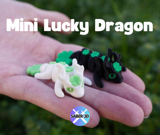 Mini Lucky Dragon – Shamrock Fantasy Figurine | St. Patrick’s Day Collectible