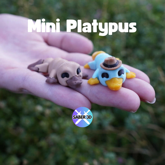 Mini Platypus – Cute Animal Figurine Collectible Toy