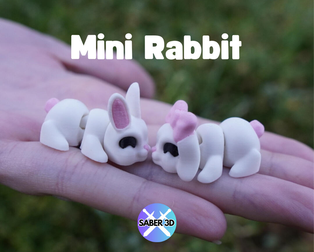 Mini Rabbit Collectible Fantasy – Cute Animal & Dragon Toy