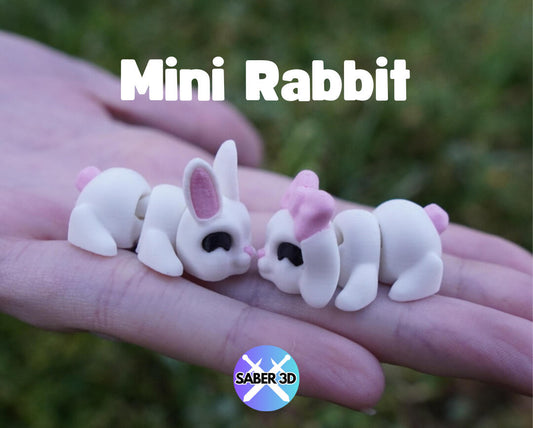 Mini Rabbit Collectible Fantasy – Cute Animal & Dragon Toy