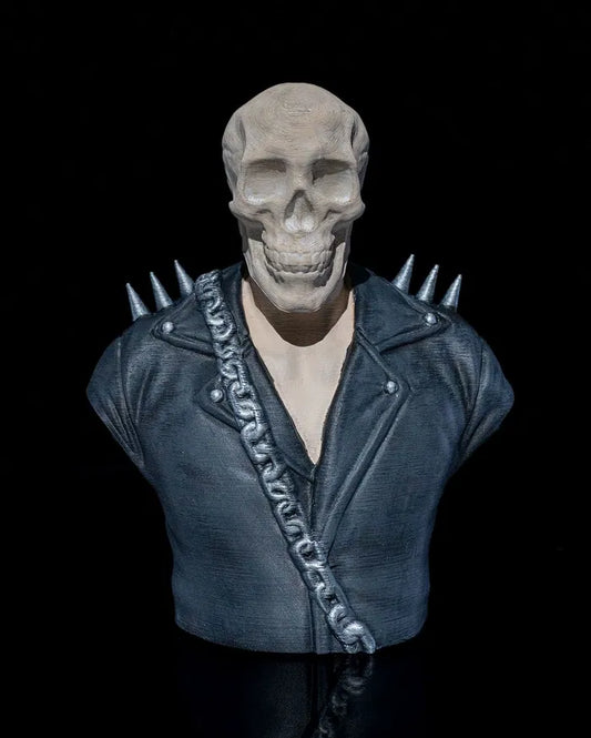Minor Injury Skeleton Bust 3D Model STL File – Funny Skeleton Design for 3D Printing