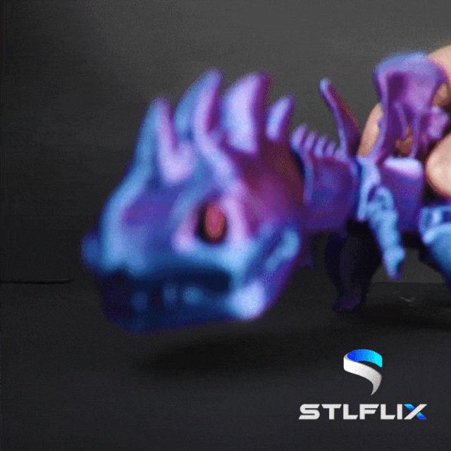 Articulated Baby Nadder – Poseable Dragon Figurine