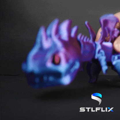 Articulated Baby Nadder – Poseable Dragon Figurine