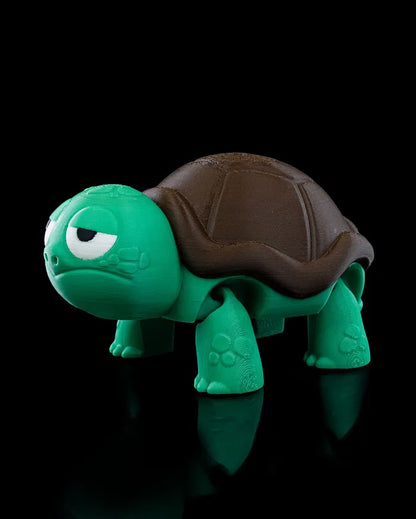 (Not) Surprised Turtle 3D Model STL File – Cute and Funny Turtle for 3D Printing