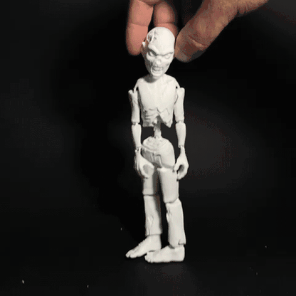 Articulated Zombie Toy | 3D Printed Halloween Collectible Figurine