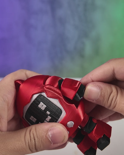 DigiTot – Custom Digital Companion Toy | Articulated Pixel-Inspired Figurine