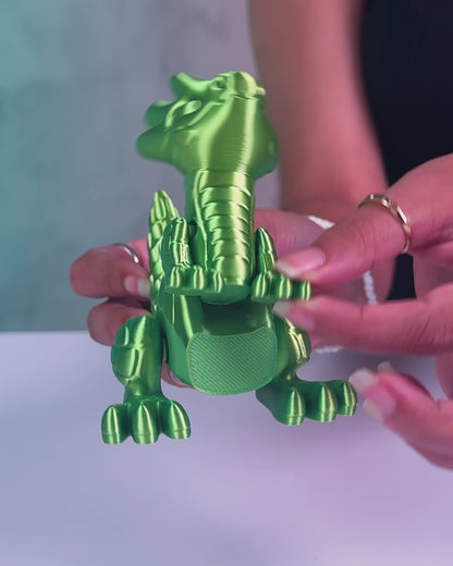 Baby Drake – Articulated Baby Dragon Figurine for Collectors & Fantasy Lovers