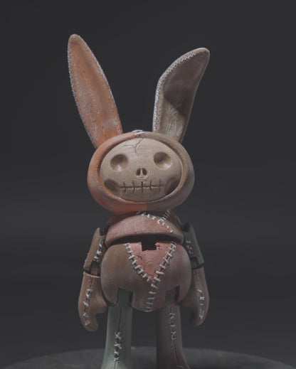 Articulated Creepy Bunnies – Darko | Gothic Articulated Figurine