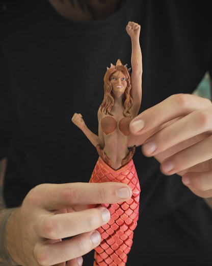 Articulated Mermaid Dara – Enchanting Poseable Sea Siren Figure