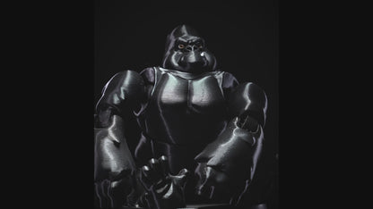 Articulated Gorilla Figurine – Poseable Jungle Toy | Collectible Ape Model