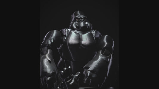 Articulated Gorilla Figurine – Poseable Jungle Toy | Collectible Ape Model