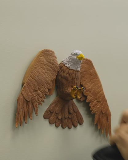 Eagle Coat Hanger – Articulated Wall Mount with Spreading Wings