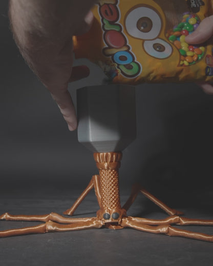 Candy Dispenser Articulated Bacteriophage