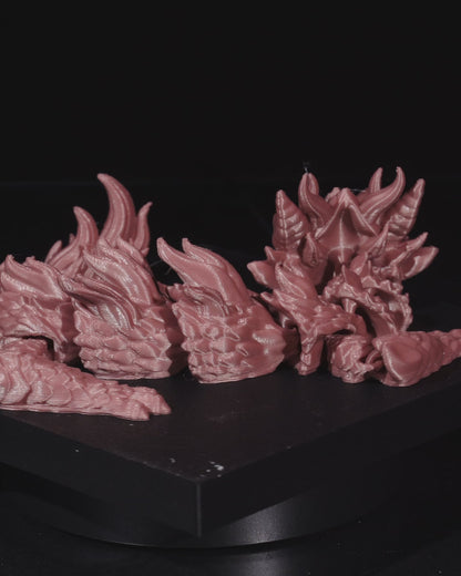 Baby Dragon Articulated Figurine – Poseable Fantasy Dragon Toy | Collectible Desk Model