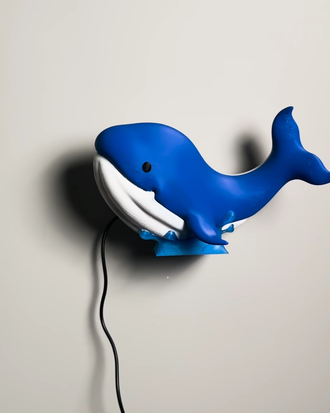 Baby Whale Figurine – Playful Marine-Inspired Collectible by 3D Toy Box